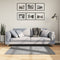 vidaXL - Vloerkleed - PAMPLONA - shaggy - hoogpolig - modern - 120x120 - cm - grijs