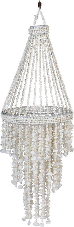 Schelpenhanger Ibiza stijl Decoratief - Dia 25 cm - H 70 cm
