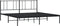 vidaXL - Bedframe - met - hoofdbord - metaal - zwart - 183x213 - cm