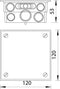 OBO Bettermann 5015545 Potentiaalvereffeningsrail (l x b) 53 mm x 120 mm 1 stuk(s)