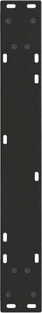 vidaXL - Eettafelpoten - 2 - st - V-vormig - 70x(72-73,3) - cm - staal - zwart