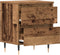 vidaXL - Nachtkastje - Oud - Hout - 40x35x50 - cm - Geengineerd - Hout
