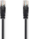 Nedis CAT5e Netwerkkabel - U/UTP - RJ45 Male - RJ45 Male - 0.50 m - Rond - PVC - Zwart - Envelop