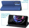 iMoshion Hoesje Geschikt voor Motorola Edge 20 Pro Hoesje Met Pasjeshouder - iMoshion Slim Folio Bookcase - Donkerblauw