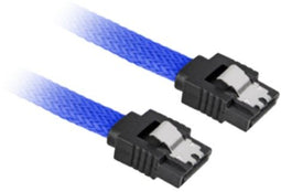 Sharkoon SATA 3 - Kabel - 30cm - Blauw Zwart