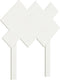 vidaXL - Hoofdbord - 72,5x3x81 - cm - massief - grenenhout - wit