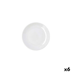 Bidasoa Harmony - Eetbord - Ø 15 cm - Keramisch Wit (6 Stuks)