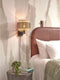 GOOD&MOJO Wandlamp Bhutan - Bamboe/Zwart - Ø25cm - Binnen