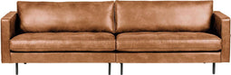 BePureHome Rodeo Bank 3-Zits - Recycle Leer - Cognac - 83x275x88