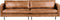 BePureHome Rodeo Bank 3-Zits - Recycle Leer - Cognac - 83x275x88
