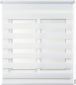 Rolgordijn Stor Planet Clip&Fix Night&Day Wit (60 x 180 cm)
