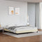 vidaXL - Bedframe - kunstleer - crèmekleurig - 180x200 - cm