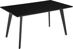 Eettafel DORCAS Zwart 150 cm 90 cm