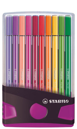 Stabilo 20 pen 68 Colorparade Antr/Roze