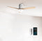 Cecotec EnergySilence Aero 5600 Aqua Connected Plafondventilator met Licht en Wifi. 40 W, 52 inch met 3 messen, afstandsbedienin