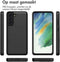 iMoshion Hoesje Geschikt voor Samsung Galaxy S21 FE Hoesje - Ruimte voor 2 pasjes - iMoshion Backcover met pasjeshouder - Zwart