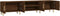 vidaXL - Tv-meubel - 180x31,5x40 - cm - bewerkt - hout - bruin - eikenkleur
