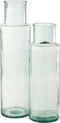 J-Line vaas Cilinder - gerecycleerd - glas - large - 55 cm hoog