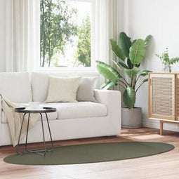 vidaXL - Vloerkleed - 'HUARTE'Bosgroen - 120x170 - cm - Ovaal
