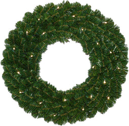 Holiday Tree - Kunstkerstkrans groen led 90 cm kerstversiering kers...
