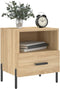vidaXL - Nachtkastjes - 2 - st - 40x35x47,5 - cm - bewerkt - hout - sonoma - eikenkleur