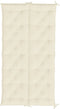vidaXL - Tuinbankkussen - 200x(50+50)x7 - cm - oxford - stof - crèmewit