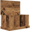 vidaXL - Opbergbox - 70x40x38 - cm - bewerkt - hout - oud - houtkleurig