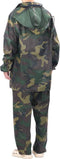 vidaXL - Regenpak - 2-delig - met - capuchon - (heren - / - camouflage - / - maat - M)