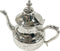 Traditionele Marokkaanse handgemaakte messing theepot gegraveerd