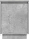 vidaXL - Nachtkastje - met - LED-verlichting - 38x34x50 - cm - betongrijs