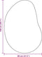 vidaXL - Vloerkleed - Zwart - 80x150 - cm - Polyester - Antislip