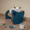 Tyrol - Horizontale krabpaal - Ecologisch gerecycled karton - Blauw - 44 x 22 x 21 cm