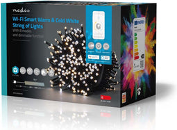 Nedis SmartLife - Kerstverlichting - Wi-Fi - 400 LED's - 20.0 m - Warm tot Koel Wit