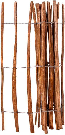 vidaXL - Hek - 120x250 - cm - hazelaarhout