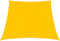 vidaXL - Zonnezeil - 160 - g/m² - 3/4x3 - m - HDPE - geel