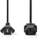 Nedis CEGP11200BK20 - Stroomkabel met Zwitserse connector - 200cm - Zwart