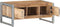 vidaXL - Salontafel - 95x50x40 - cm - ruw - mangohout