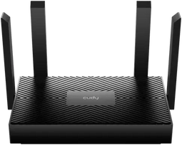 Cudy AX1500 - Gigabit Wi-Fi 6 Router - Dual-band 2.4GHz/5GHz - Zwart