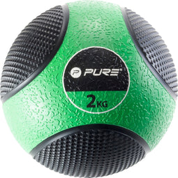 Pure2Improve - Medicine Ball - Medicijnbal - 2kg - Groen