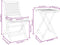 vidaXL - 3-delige - bistro - set - voor - in - de - tuin - - - Massief - acaciahout