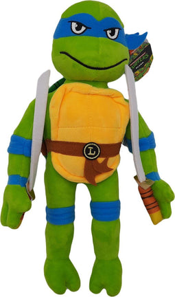 Teenage Mutant Ninja Turtles - Leonardo - Pluche Knuffel - 32 cm - Groen