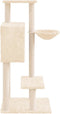 vidaXL - Kattenmeubel - met - sisal - krabpalen - 108,5 - cm - donkergrijs