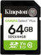 Kingston Canvas Select Plus Gen. 3 - SDXC 64GB - UHS-I tot 150MB/s - Class 10