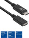 ACT AC7412 - USB-C Verlengkabel - 3.2 Gen1 5Gbps 60W - Zwart
