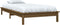 vidaXL - Bedframe - massief - grenenhout - honingbruin - 90x200 - cm