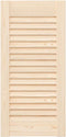 vidaXL - Kastdeuren - met - lamellen - 4 - st - 61,5x29,5 - cm - massief - grenenhout