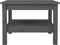 vidaXL - Salontafel - 55x55x40 - cm - massief - grenenhout - grijs