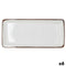 Bidasoa Orion - Snackdienblad - Stapelbaar - Wit 34 x 16 cm (6 Stuks)