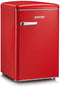Severin RKS 8830 - Retro Koelkast met Vriesvak - A+++ - Rood