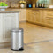 EKO Serene - Pedaalemmer 12 liter - Soft Close - Mat RVS